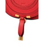 CHLOE MARCIE SMALL SADDLE BAG RED FLAME