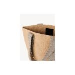 CHLOE LARGE WOODY BASKET PASTEL GREY
