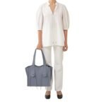 CHLOE MEDIUM MONY TOTE BAG STORM BLUE