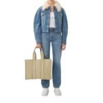 CHLOE LARGE WOODY TOTE BAG HOT SAND