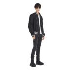 BALMAIN NYLON BOMBER JACKET