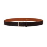 SANTONI MEN’S BROWN SUEDE ADJUSTABLE BELT