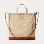 RALPH LAUREN CANVAS CARPENTER TOTE