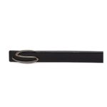 SANTONI MEN’S POLISHED BLUE LEATHER S BUCKLE BELT