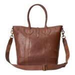 RALPH LAUREN HERITAGE TUMBLED LEATHER TOTE