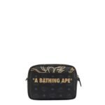 MCM X BAPE AREN CROSSBODY IN VISETOS BLACK