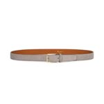 SANTONI MEN’S BROWN SUEDE ADJUSTABLE BELT