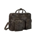RALPH LAUREN LEATHER BRIEFCASE