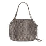 STELLA MCCARTNEY FALABELLA CRYSTAL MESH MINI TOTE BAG