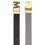 MCM CLAUS EPOXY LAUREL M REVERSIBLE BELT 1.5” IN VISETOS BLACK