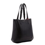 ALEXANDER MCQUEEN MENS THE EDGE MEDIUM TOTE BAG IN BLACK