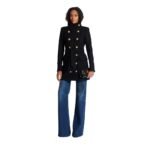 BALMAIN OFFICER COAT WITH BELT