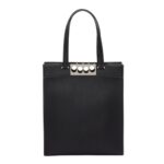 ALEXANDER MCQUEEN MANS THE GRIP TOTE BAG IN BLACK