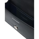 ALEXANDER MCQUEEN MANS THE KNUCKLE SATCHEL IN BLACK