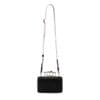 ALEXANDER MCQUEEN MANS THE KNUCKLE TWISTED CLUTCH IN BLACK