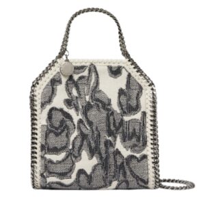 STELLA MCCARTNEY FALABELLA MOTH PRINT TINY TOTE BAG
