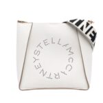 STELLA MCCARTNEY LOGO GRAINY ALTER MAT SHOULDER BAG