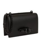ALEXANDER MCQUEEN WOMANS JEWELLED SATCHEL IN BLACK