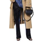 STELLA MCCARTNEY FRAYME RYDER MEDIUM FLAP SHOULDER BAG