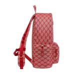 MCM HIMMEL BACKPACK IN LAURETOS JACQUARD RED