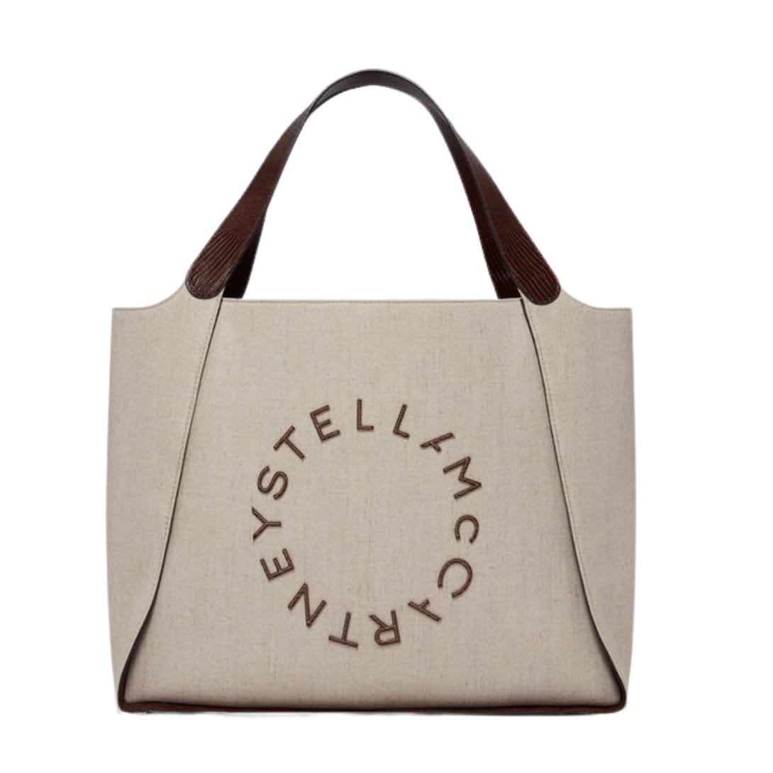 STELLA MCCARTNEY LOGO LARGE TOTE BAG