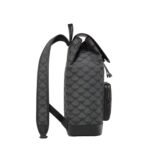 MCM HIMMEL DRAWSTRING BACKPACK IN LAURETOS JACQUARD GREY