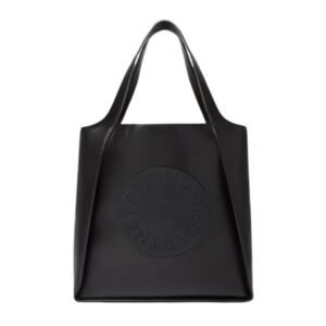 STELLA MCCARTNEY LOGO SQUARE TOTE BAG