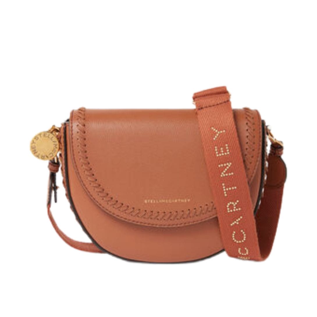 STELLA MCCARTNEY FRAYME MEDIUM FLAP SHOULDER BAG