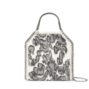 STELLA MCCARTNEY FALABELLA MOTH PRINT MINI TOTE BAG