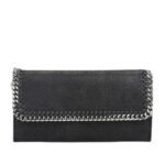 vSTELLA MCCARTNEY FALABELLA FLAP CONTINENTAL WALLET