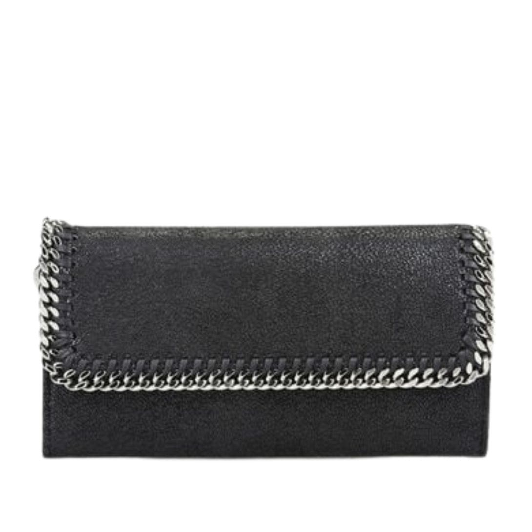 vSTELLA MCCARTNEY FALABELLA FLAP CONTINENTAL WALLET