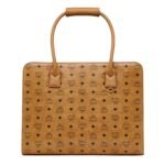 MCM PET CARRIER IN VISETOS COGNAC