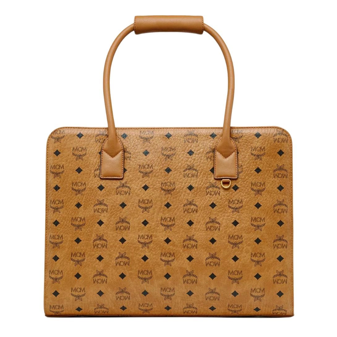 MCM PET CARRIER IN VISETOS COGNAC