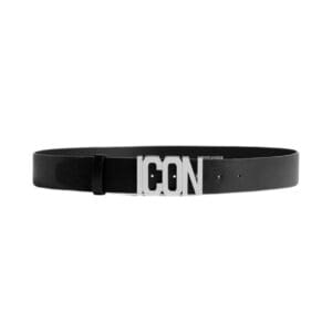 DSQUARED2 BE ICON PLAQUE BELT