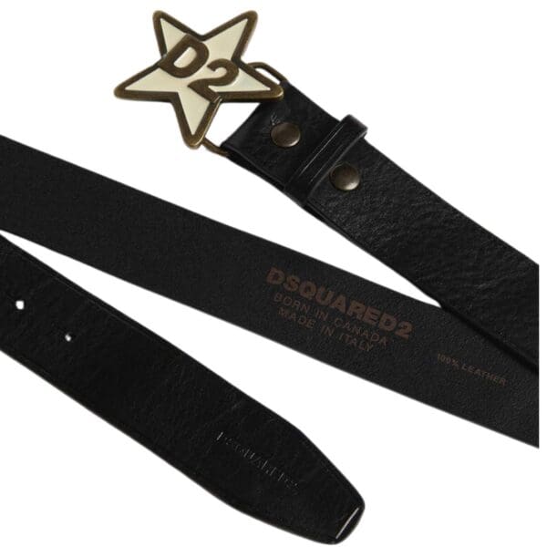 DSQUARED2 D2 PLAQUE BELT