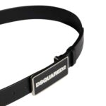 DSQUARED2 LOGO PLAQUE BELT