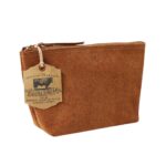 RALPH LAUREN ROUGHOUT SUEDE POUCH