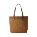 RALPH LAUREN ROUGHOUT SUEDE TOTE