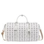 MCM OTTOMAR WEEKENDER BAG IN VISETOS WHITE
