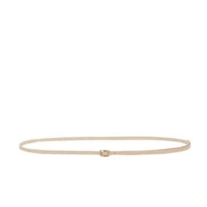 LA GARCONNE AURALEE LEATHER NARROW LONG BELT
