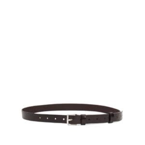 LA GARCONNE LEMAIRE MEN’S REVERSED BELT 25 — DARK BROWN