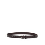 la garconne lemaire men men's reversed belt 25 — dark brown
