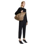 PROENZA XL RUCHED TOTE LIGHT TAUPE