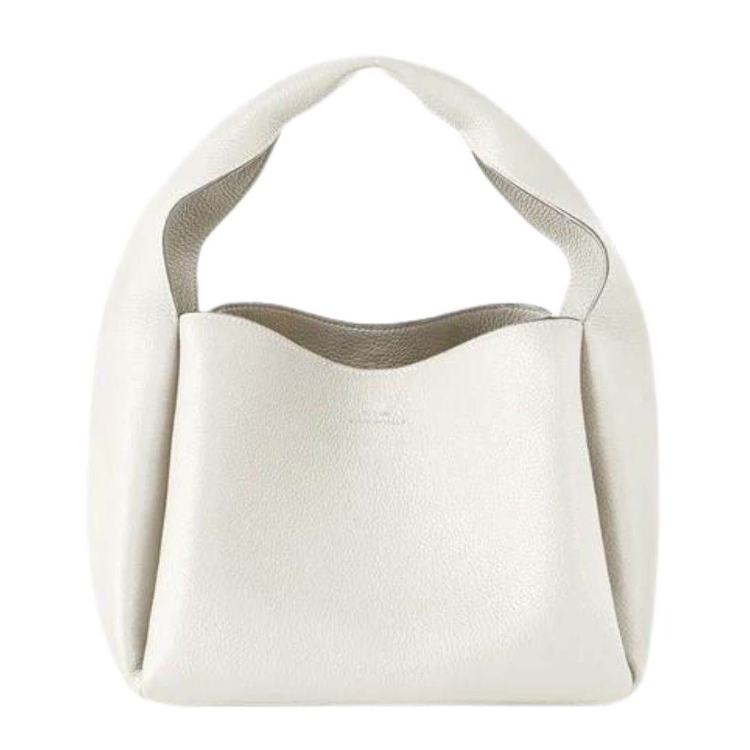 LA GARCONNE TOTÊME BUCKET BAG — MILK