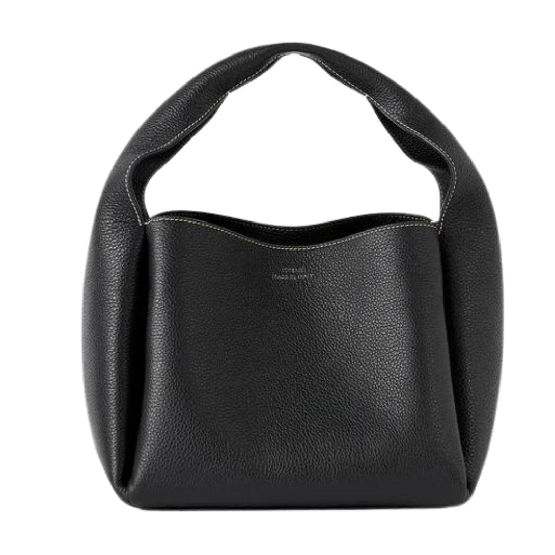 LA GARCONNE TOTÊME BUCKET BAG — BLACK