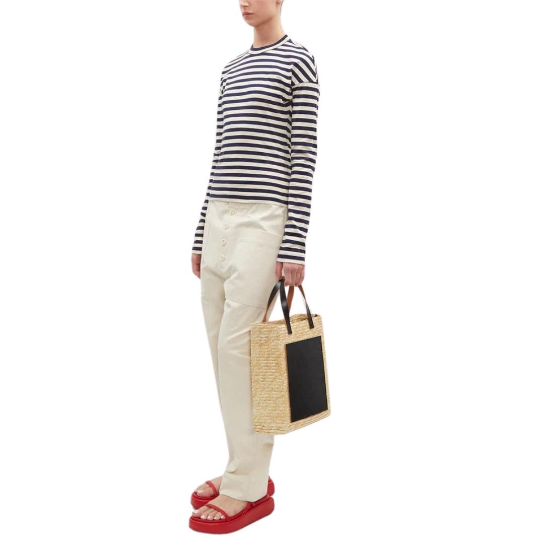 LA GARCONNE PLAN C STRAW MEDIUM SHOPPER