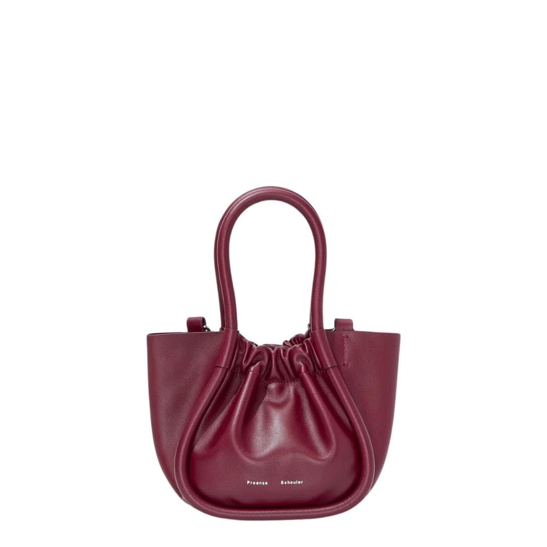 PROENZA EXTRA SMALL RUCHED TOTE GARNET