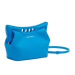 ALEXANDER MCQUEEN WOMENS THE PEAK BAG MINI IN LAPIS BLUE