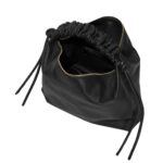 PROENZA MEDIUM DRAWSTRING SHOULDER BAG BLACK