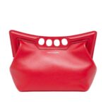 ALEXANDER MCQUEEN WOMENS THE PEAK BAG SMALL IN WELSH RED